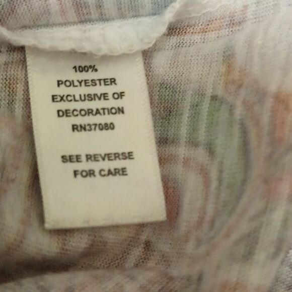 CATO Women's Multicolor Paisley TopSize XL - Picture 8 of 9